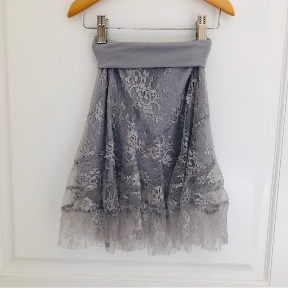 NWT Joyfolie Lace Maxi Skirt - Picture 2 of 5